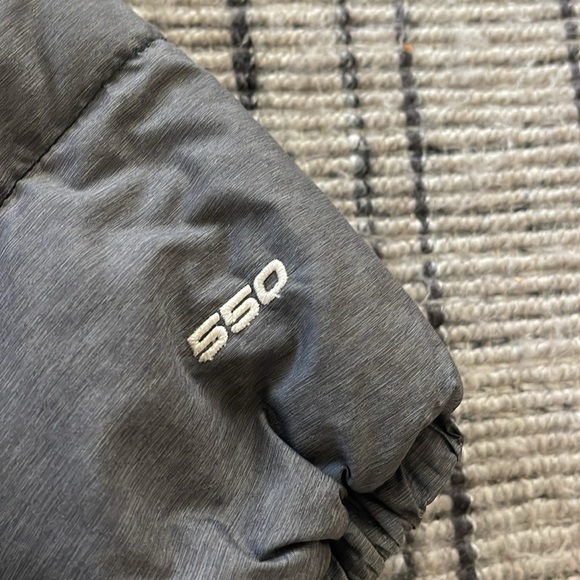 Boys north face down 550 fill grey coat gently used - Picture 3 of 4